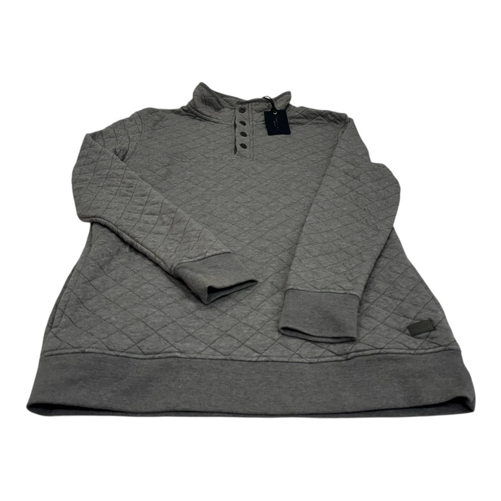 NWT Buckle Outpost Makers Medium Gray Quilted Men's Sweatshirt